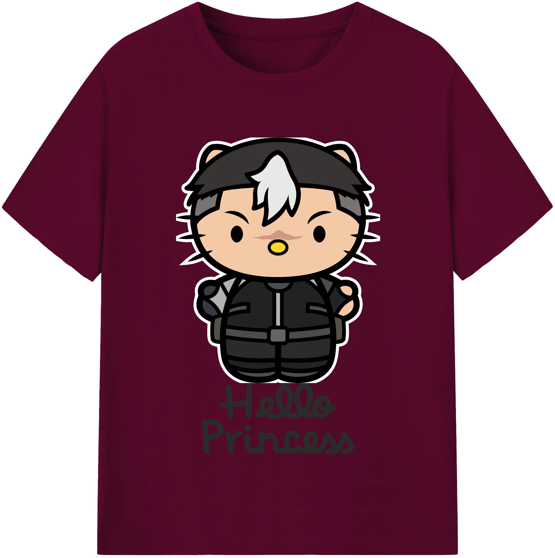 （画像用） Hello Kitty ハローキティ レディースカジュアルプリントTシャツ（綿100％）
